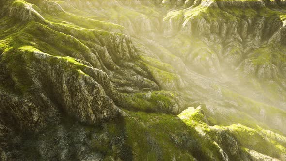 Mountain Scenery with Dry Grass in Afghanistan alt