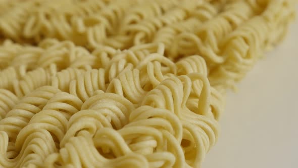 Tasty Chinese type  noodles close-up 4K 2160p 30fps UltraHD  panning footage -  Instant staple food  alt