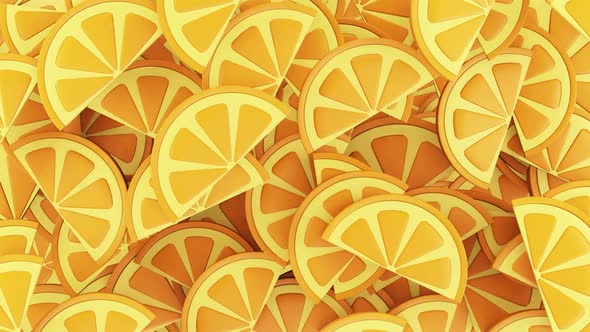 Citrus orange background