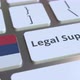 Legal Support Text and Flag of Serbia on the Keys - VideoHive Item for Sale