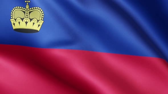 Flag of Leichtenstein | UHD | 60fps alt