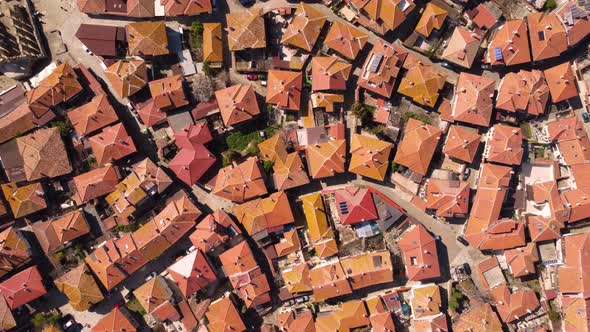 Aerial View of Nesebar Ancient City on the Black Sea Coast of Bulgaria alt