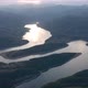 Flying Over Dam at Sunset - VideoHive Item for Sale