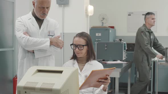 Scientific team working in a laboratory