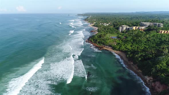 Flyover Weligama Coastline alt