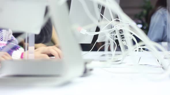 Team Is Working On Modern Computers alt