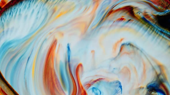 Abstract Colorful Food Paint Diffusion Spread 014 alt