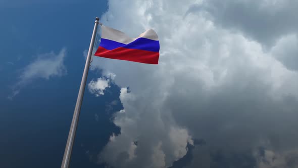 Russian Flag Waving 2K alt