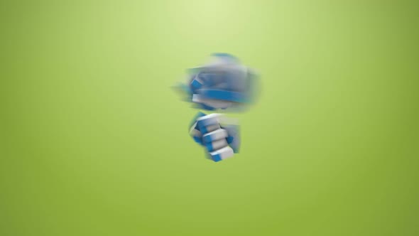 Typography and icon animation presents different areas of human activity. alt