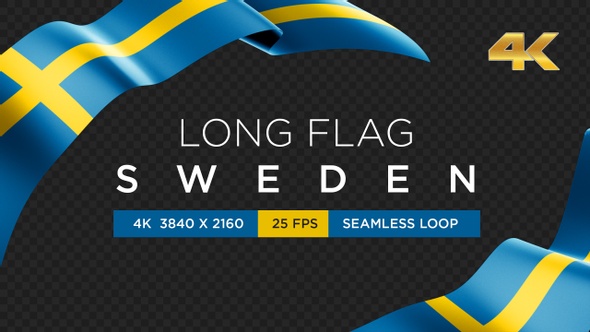 Long Flag Sweden alt