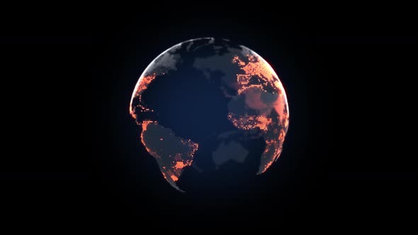 Earth's Population Globe