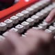 Letters on a Vintage Typewriter Keyboard - VideoHive Item for Sale