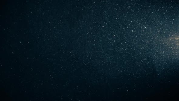 Colored Dust Snow Particles