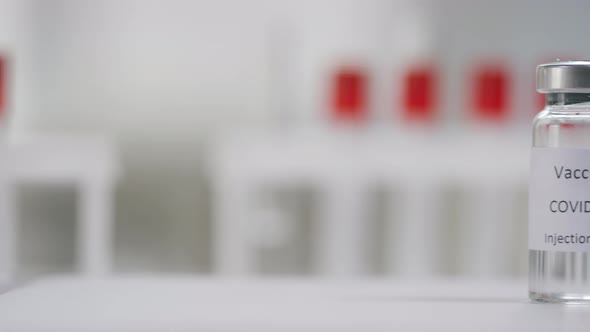 Close Up of Covid-19 Vaccine alt