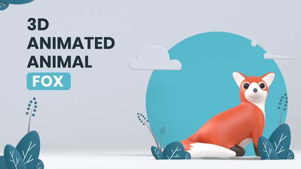 3D Animated Animal - Fox by Krafted | VideoHive