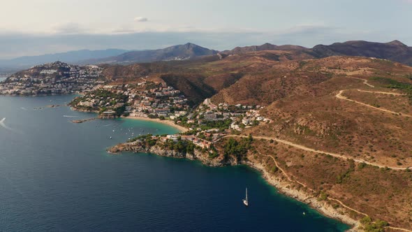 Drone Over Coastline Of Cap De Creus alt