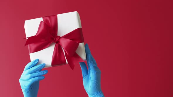 Pandemic Surprise Gift Box in Hands alt