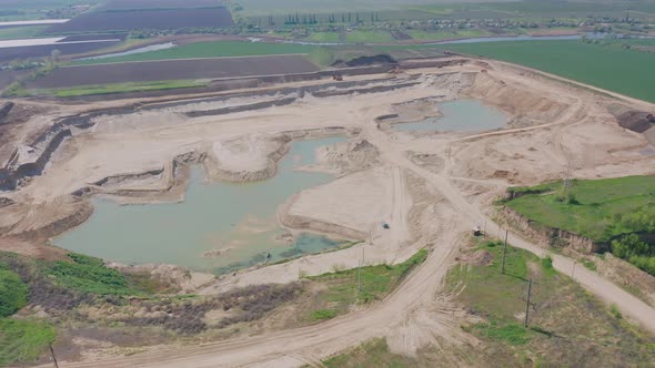 Quarry with Sand Excavators alt