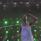Black rapper in overalls on stage - VideoHive Item for Sale