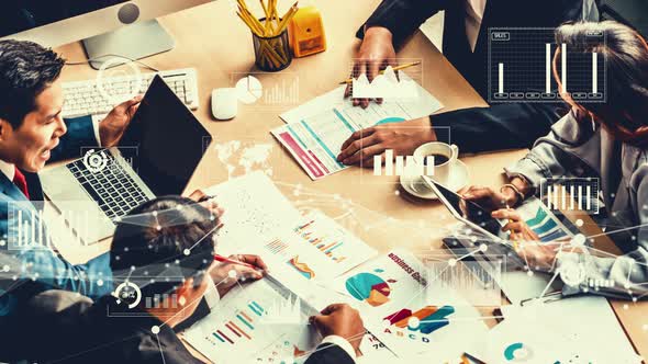 Creative Visual of Business People in Corporate Staff Meeting alt