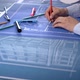 The architect working with blueprints In office - VideoHive Item for Sale