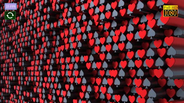 Card Symbol Spade And Heart D HD alt