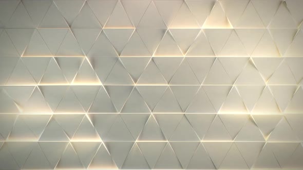 Glowing Triangles Wall Loop