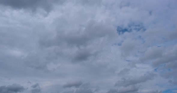 Cloudy weather. Timelapse or time-lapse of bad weather with cloudy sky