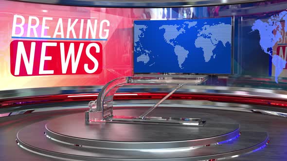 Breaking News, Virtual News Studio A002 B alt