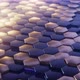 Black and Golden Hexagonal Array Background Loop - VideoHive Item for Sale