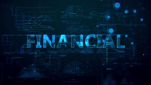 Financial Digital Data Text 4k