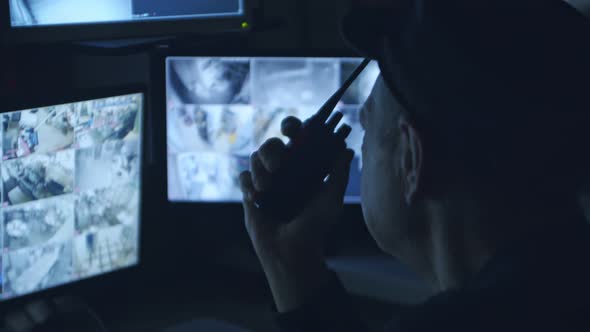 Security Cameras and Man alt