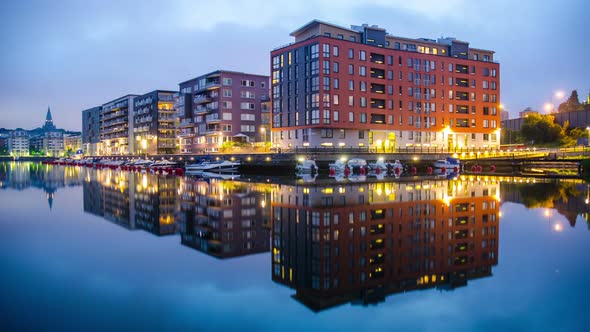 Modern Architecture Apartment Buildings in Stockholm