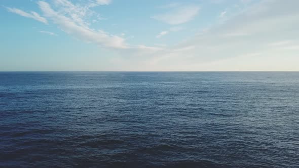 Sea Calm Waves Aerial View alt