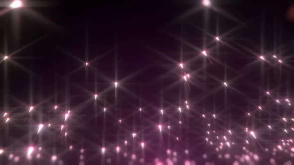 Rising Shooting Stars Space Moving Background