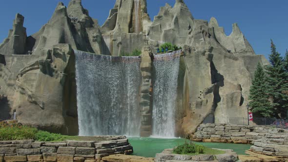 Waterfall at Canada's Wonderland alt