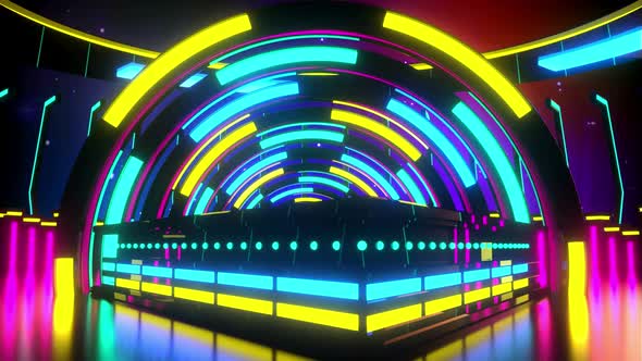 Abstract VJ Stage Background 4