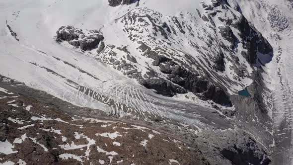Aerial View of Morteratsch Glacier, Switzerland alt