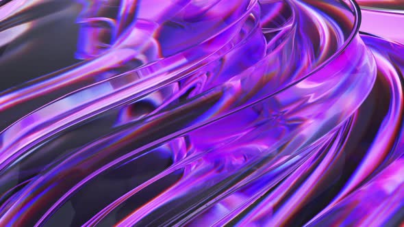 Purple Glass Abstract