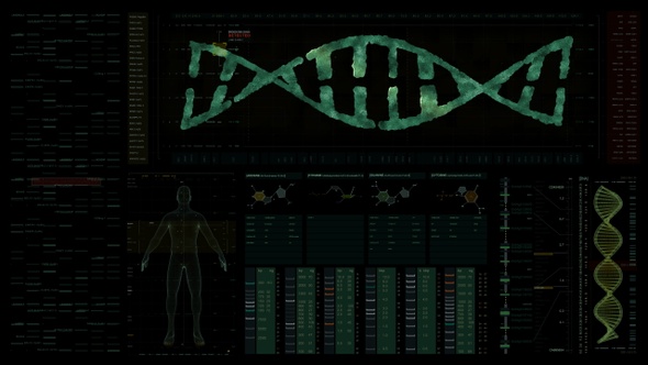 Medical Screen. Genetics. 4K
