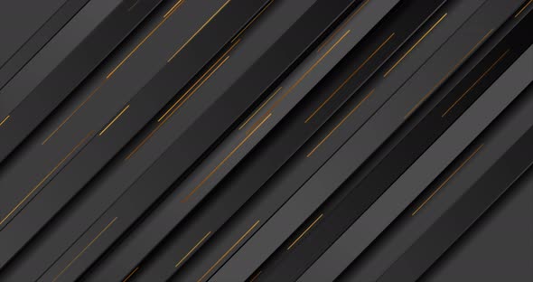 Black Stripes With Golden Lines