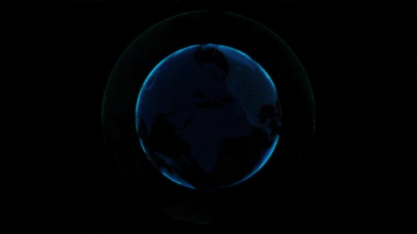 Bg Earth Blue motion graphic