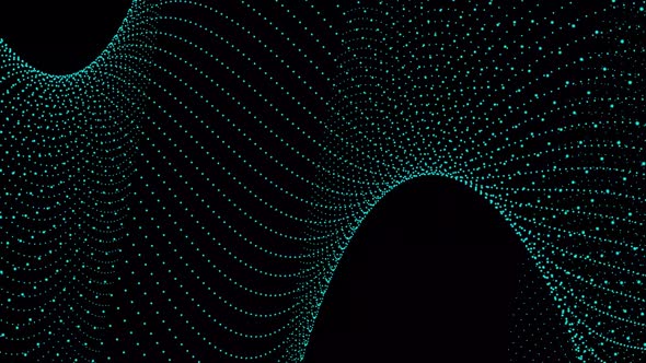 particle wave background animation. Vd 1173