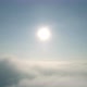Drone flight over the clouds during sunrise. - VideoHive Item for Sale