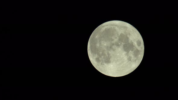 Full Moon in the Dark Night Sky alt