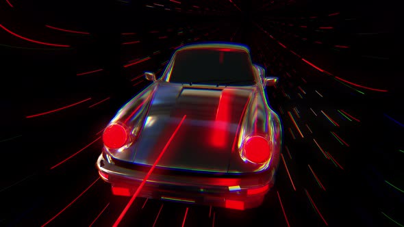 Retro car Vj loop