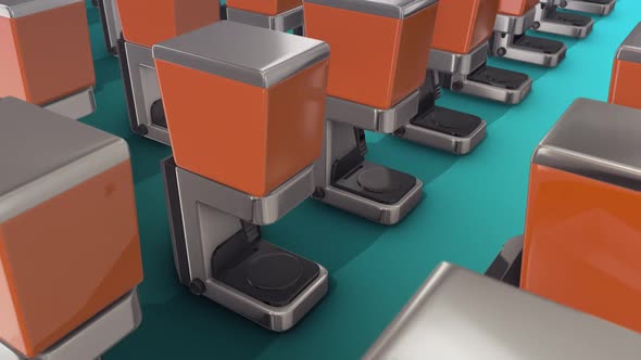 A Lot Of Juice Machines In A Row Hd alt