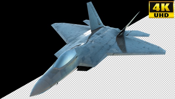 Combat Jet Fighter On Alpha Channel Loops V3 alt