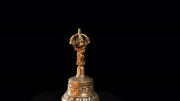 copper Tibetan ritual bell alt