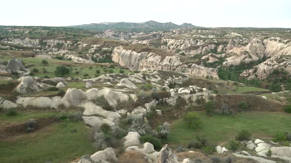 Mountains and Plains in Cappadocia